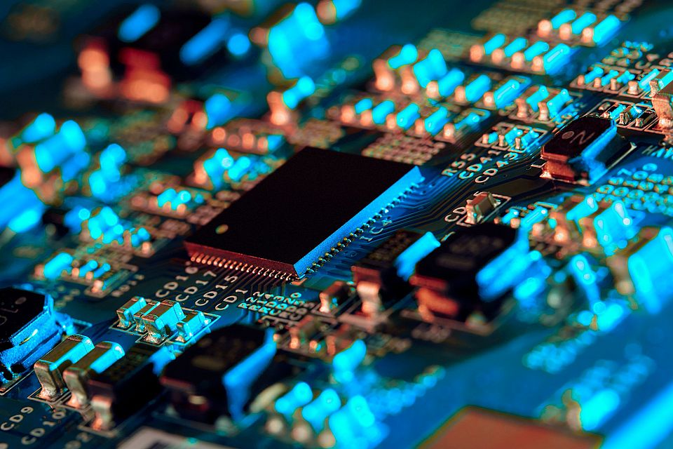 Stock Photo Computer Componets