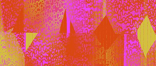 abstraktes Muster in verschiedenen Farben