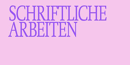 Schriftliche Arbeiten