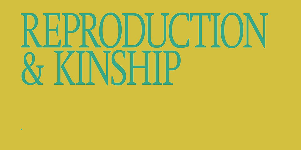 Three new articles on reproduction and kinship