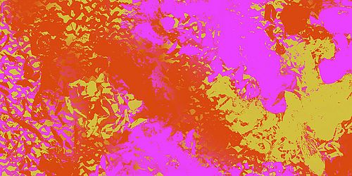abstraktes Muster in Rot, Pink und Gelb